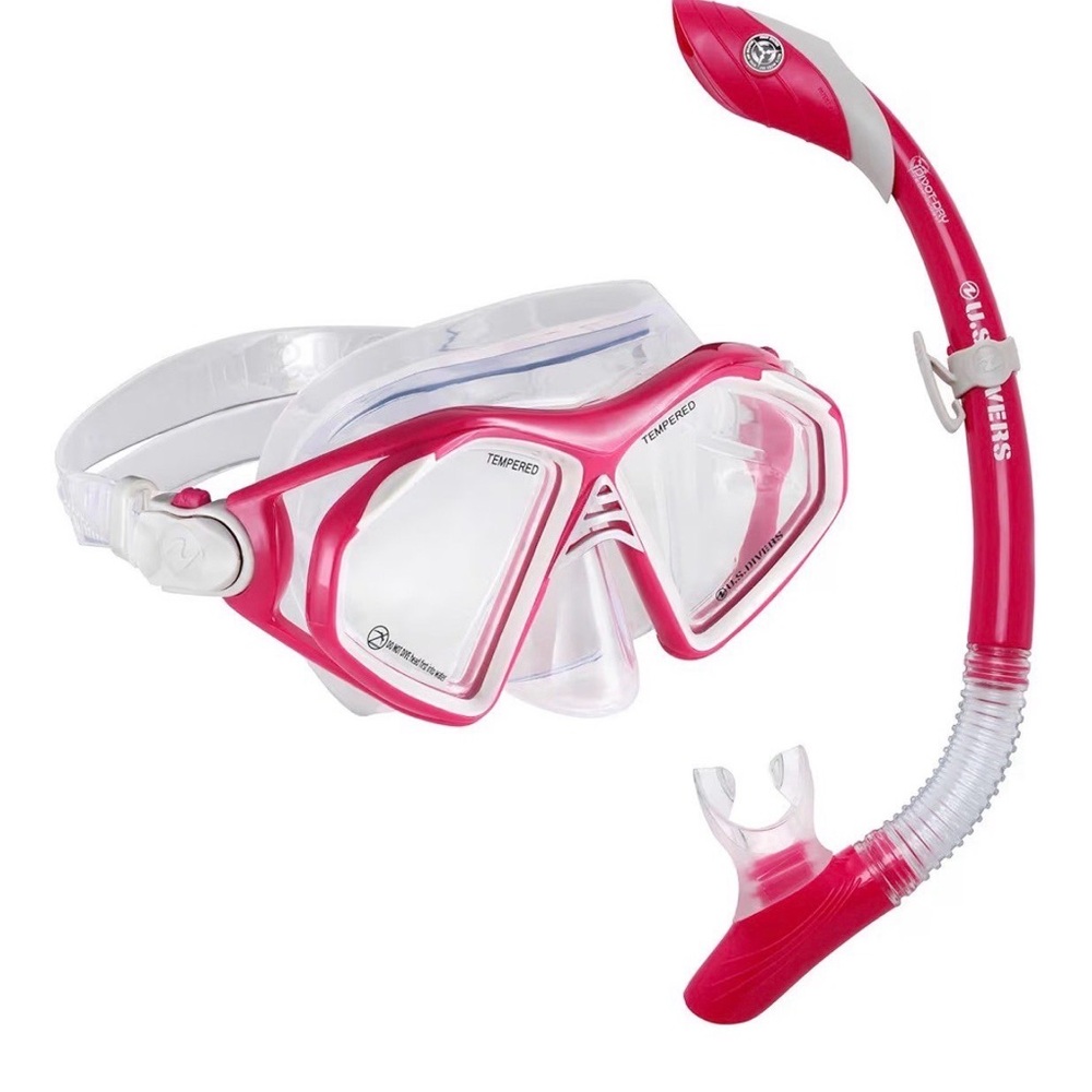 Aqua Lung/US Divers diving mask and snorkel